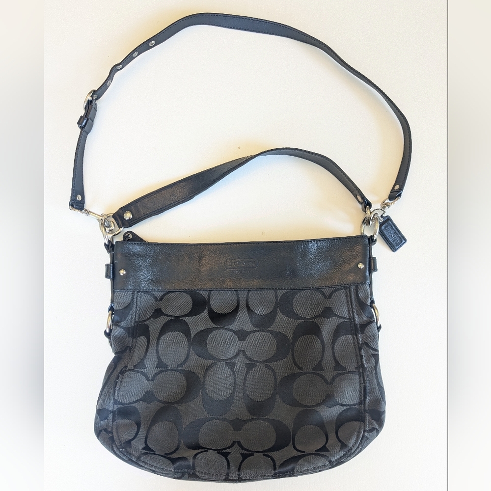 COACH Monogram Hobo Shoulder Bag
